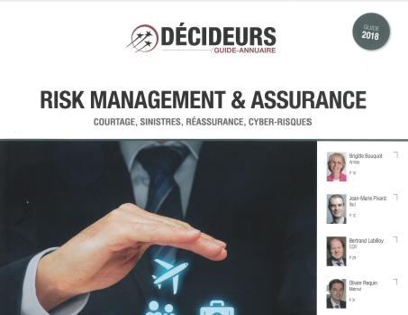 Magazine Décideurs Risk Management & Assurance 2018: Classement des meilleurs cabinets français dans les catégories « Risques Industrielles et Contentieux des Assurances » et « Responsabilités du Fait des Produits »