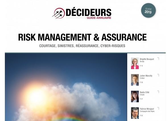 Magazine Décideurs Risk Management & Assurance 2019: Classement des meilleurs cabinets français